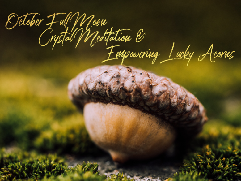 Full Moon Crystal Meditation and Empowering Lucky Acorns